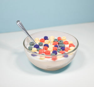 Loopy Fruits 14 OZ Cereal Bowl Candle Loopy Fruits 14 OZ Cereal Bowl Candle