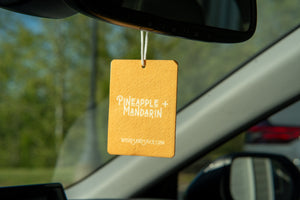 Pineapple + Mandarin Car Air Freshener Pineapple + Mandarin Car Air Freshener