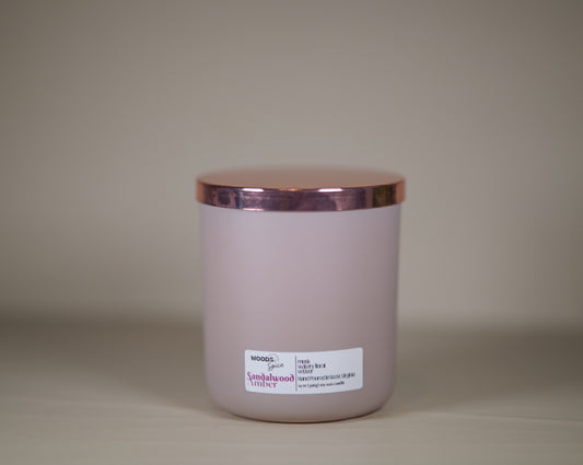 Sandalwood Amber 14 OZ Soy Wax Candle