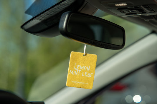Lemon Mint Leaf Car Air Freshener