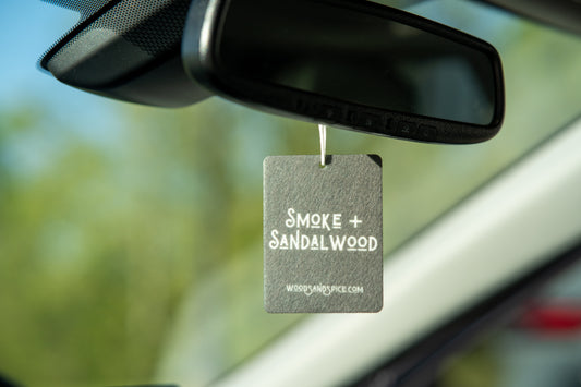 Smoke + Sandalwood Car Air Freshener
